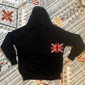 Union Jack pullover hoodie